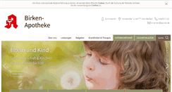 Desktop Screenshot of birken-apotheke.de