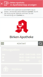 Mobile Screenshot of birken-apotheke.de
